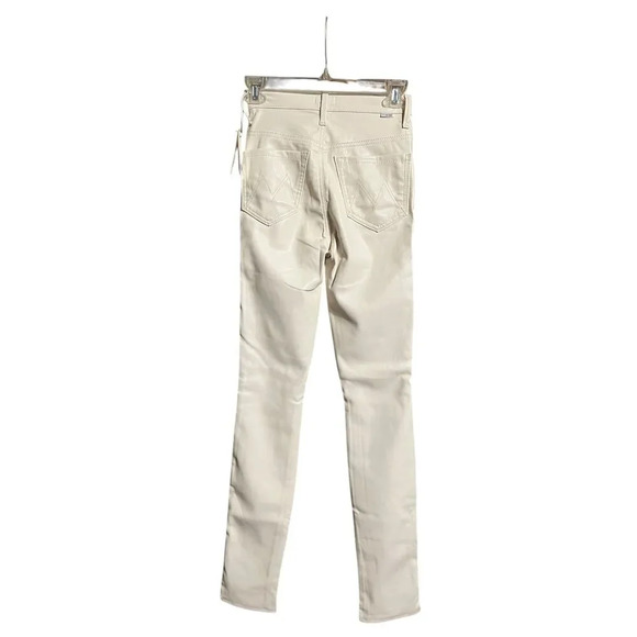 MOTHER The Super Swooner Pants in Egret - Picture 3 of 8